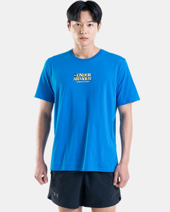 Men's UA Sporting Goods Short Sleeve in Blue image number 0